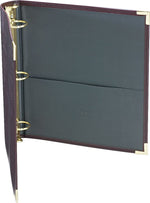 Samsill Classic Executive 1.5" Non-View Binder,3-Ring , Burgundy (SAM15154)