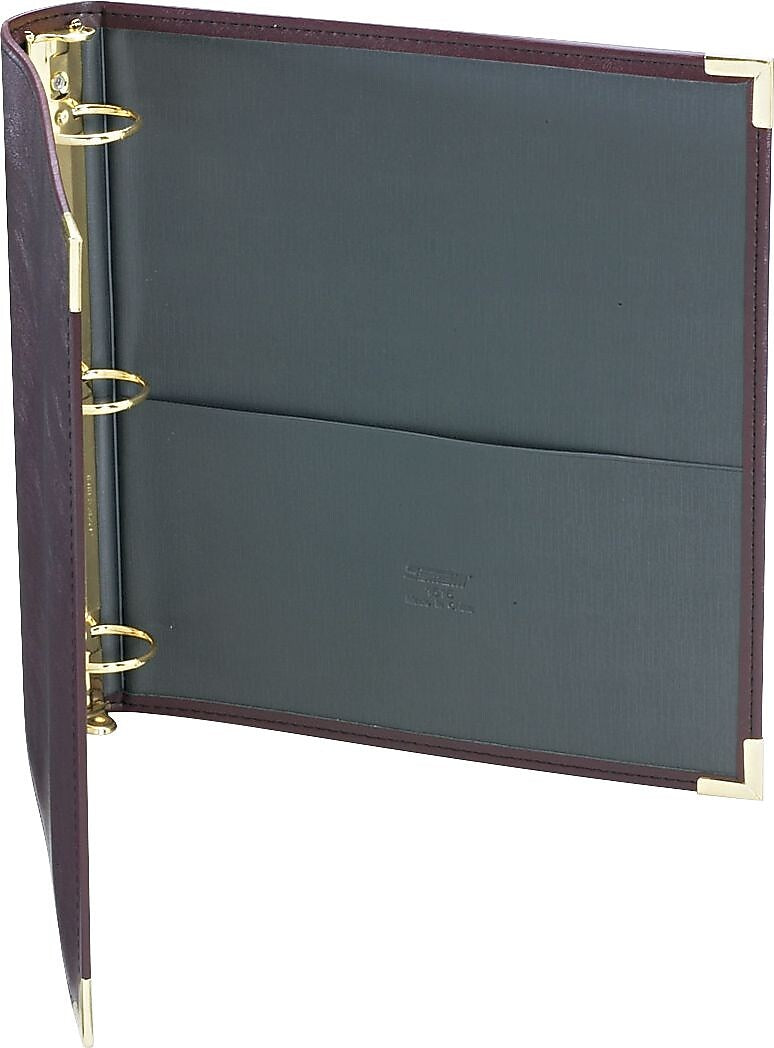 Samsill Classic Executive 1.5" Non-View Binder,3-Ring , Burgundy (SAM15154)