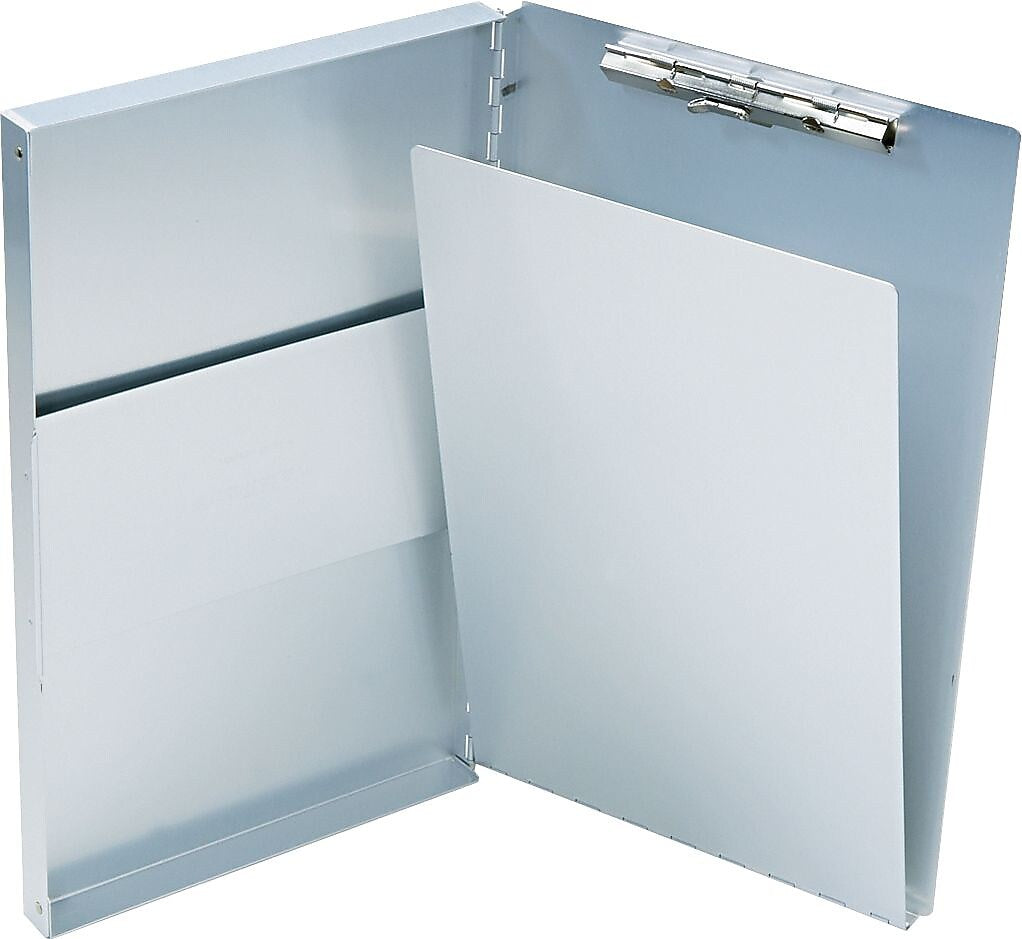Saunders Aluminum Clipboard, Legal Size, Gray/Silver (10519)