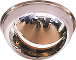 See All Full Dome Convex Safety/Security Mirror, 18" dia., 300 sq. ft. Viewing Area