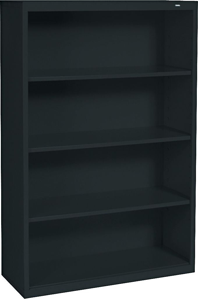 Tennsco® Metal Bookcases in Black, 52-1/2"