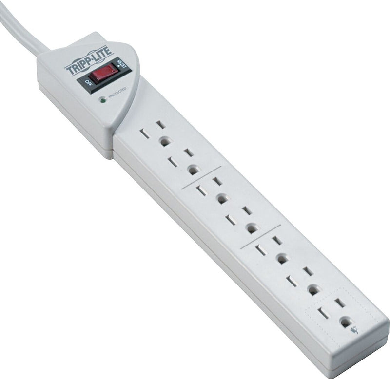 Tripp Lite 7 Outlet Surge Protector, 6' Cord, 1080 Joules (STRIKER)