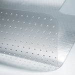 Alera Cleated Carpet Chair Mat with Lip, 45" x 53'', Clear ( ALEMAT4553CLPL)