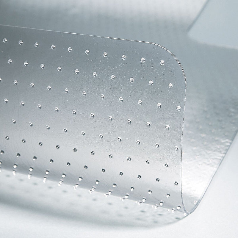 Alera Cleated Carpet Chair Mat with Lip, 45" x 53'', Clear ( ALEMAT4553CLPL)