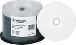 Verbatim DataLifePlus 94917 16x DVD+R, White Hub, Inkjet Printable, 50/Pack