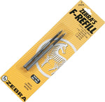 Zebra Steel Ballpoint Ballpoint Pen Refill, Medium Point, Black Ink, 2 Pack (85412)
