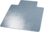 Deflect-O SuperMat Carpet Chair Mat with Lip, 45" x 53'', Medium-Pile, Clear (DEFCM14233)