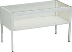 Safco® E-Z Sort® Mail Room Table Base & Shelf, Gray, 28"-36"H x 60"W x 30"D