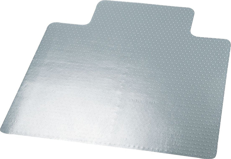 Alera Cleated Carpet Chair Mat with Lip, 45" x 53'', Clear ( ALEMAT4553CLPL)