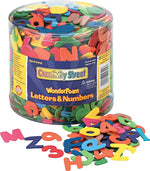 Chenille Kraft CK4304 WonderFoam Multicolor Letters and Numbers