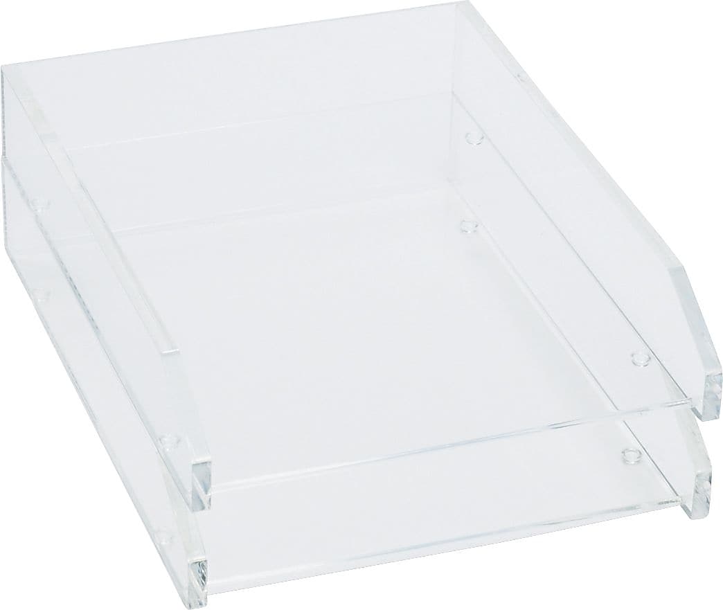 Clear Acrylic Double Letter Tray (AD15)