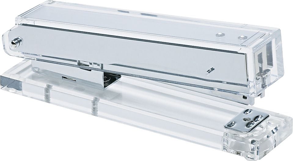 Kantek Desktop Stapler, 25-Sheet Capacity, Clear (AD80)