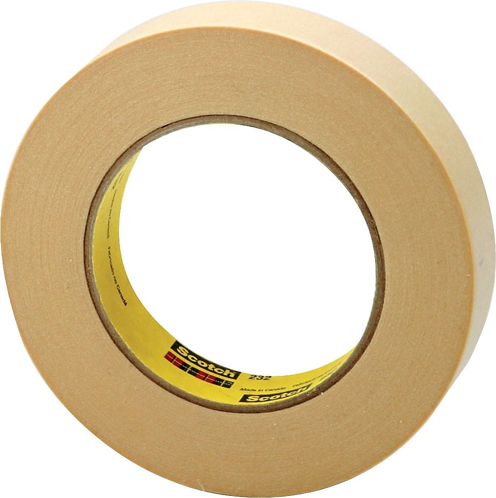 Scotch Masking Tape, 1" x 60 yds., Tan (2321)