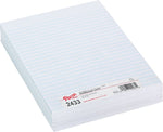 Pacon 10-1/2" x 8" Essay and Composition Loose Leaf Paper, 3/8" Ruled without Margin, White, 500 Sheets/Pack (PAC2433)