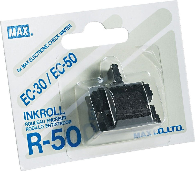 Max R50 Additional Black Replacement Ink Roller, For Max CheckWriter