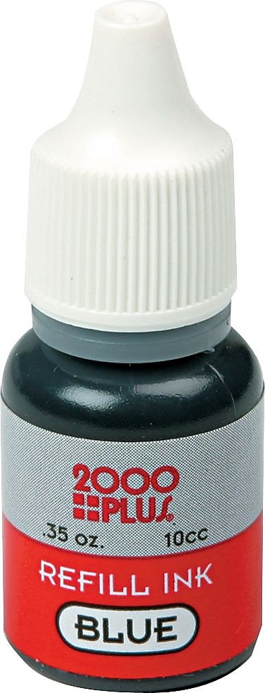 AccuStamp Gel Ink Refill, Blue,0.35 Oz. Bottle