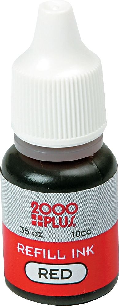 AccuStamp™ Gel Ink Refill, Red, 0.35 Oz. Bottle