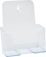 Deflecto Docuholder Brochure Holder, 7.75" x 6.5", Vertical, Wall Mounted, Clear Plastic (DEF74901)