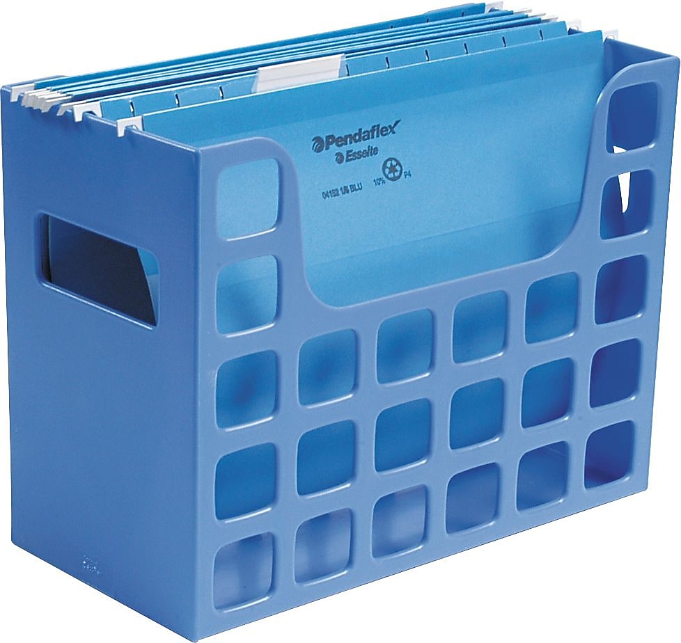 Esselte Decoflex Hanging File Folder,  Blue,  9 1/2"H x 12 3/16"W x 6"D