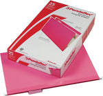 Pendaflex 10 Heavy Duty Reinforced Hanging File Folder, 1/5-Tab, Legal, Pink, 25/Box (04153 1/5 PIN)