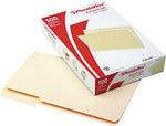 Pendaflex Recycled File Folder, 1/3-Cut Tab, Assorted, Legal Size, Manila, 100/Box (753 1/3)
