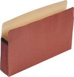 Pendaflex Earthwise File Pocket, 5.24" Expansion, Legal Size, Redrope, 10/Box (PFX E1536G)
