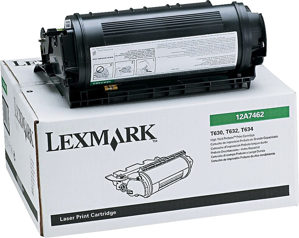 Lexmark 12A7462 Black High Yield Toner Cartridge