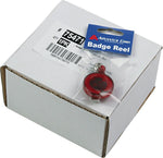 Advantus Retractable ID Card Reels with Belt Clip, 30", Translucent Red, 12/Bx