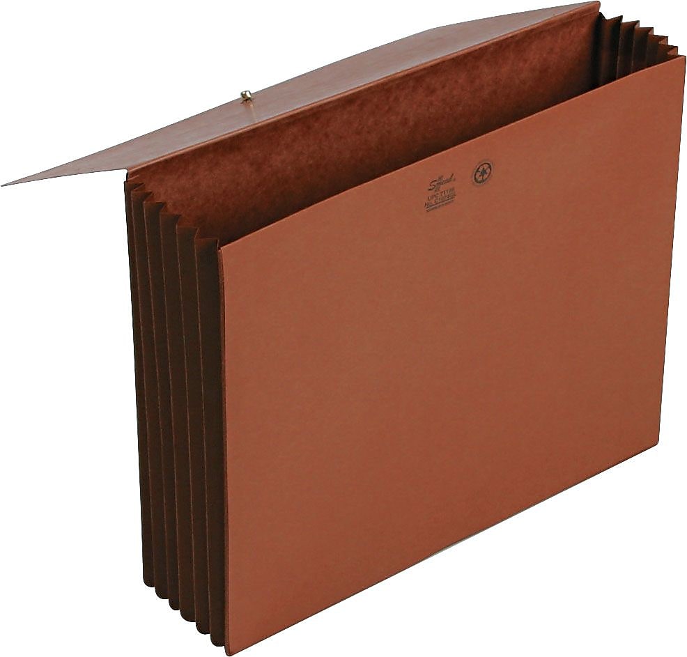 Smead Extra Width Expanding Wallet with Elastic Cord, 5 1/4" Expansion, Letter (SMD71186)