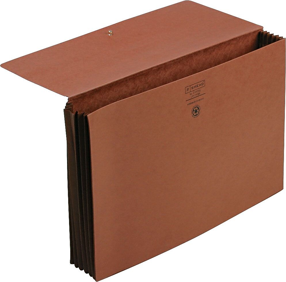 Smead Extra Wide Legal File Folder, Redrope (71189)