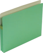 Smead File Pocket, Straight-Cut Tab, 1-3/4" Expansion, Letter Size, Green (73216)