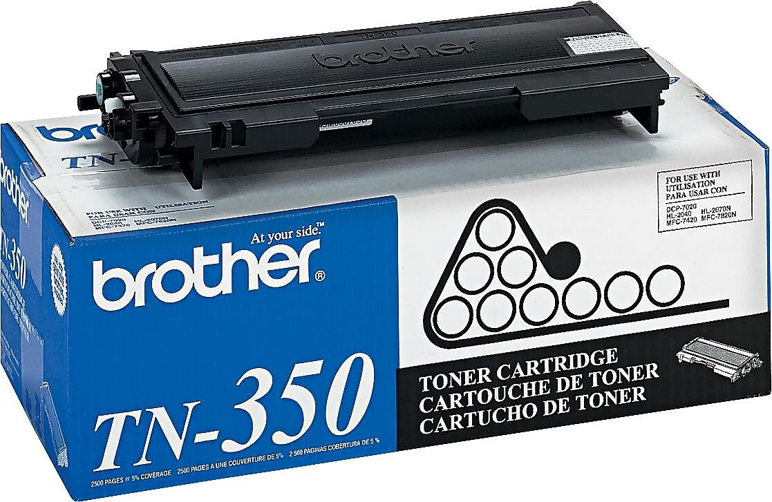Brother TN-350 Black Standard-Yield Toner  Cartridge