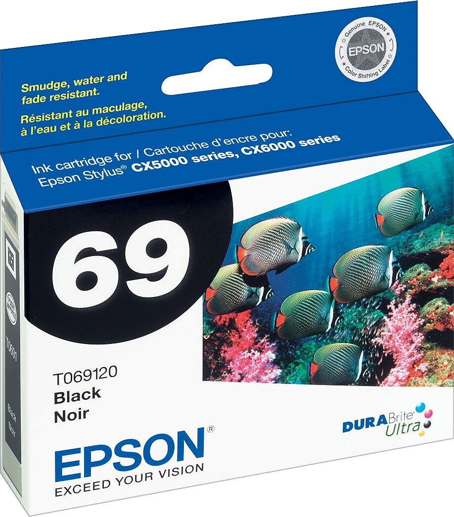 Epson T69 Black Standard Yield Ink  Cartridge