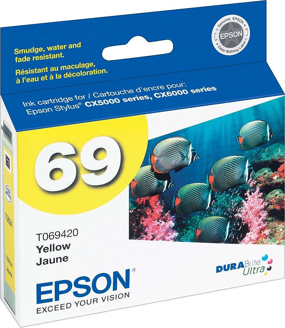Epson T69 Yellow Standard Yield Ink Cartridge