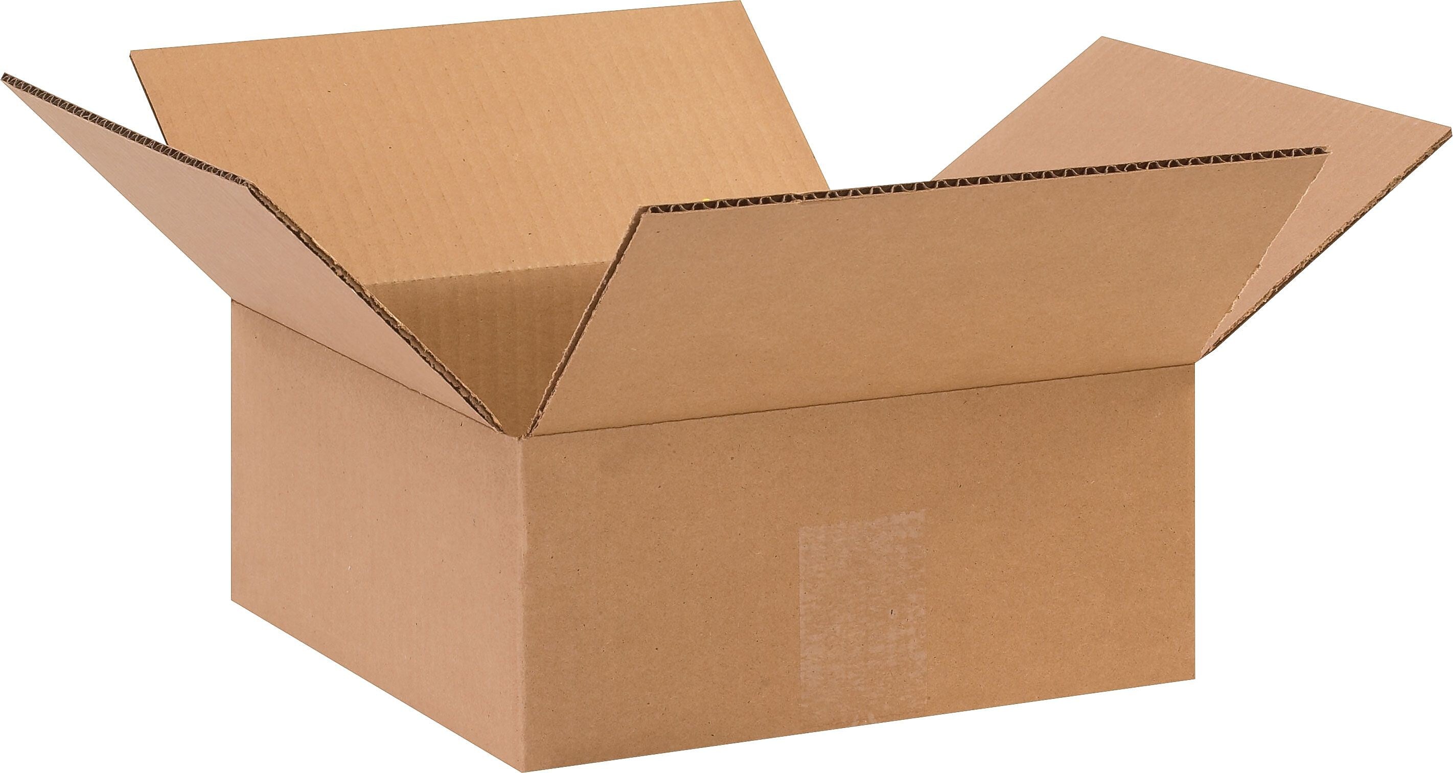 10" x 10" x 4" Shipping Boxes, 25/Pack (10104)