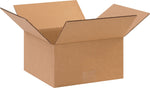 10" x 10" x 5" Shipping Boxes, 32 ECT Brown, 25/Bundle (10105)