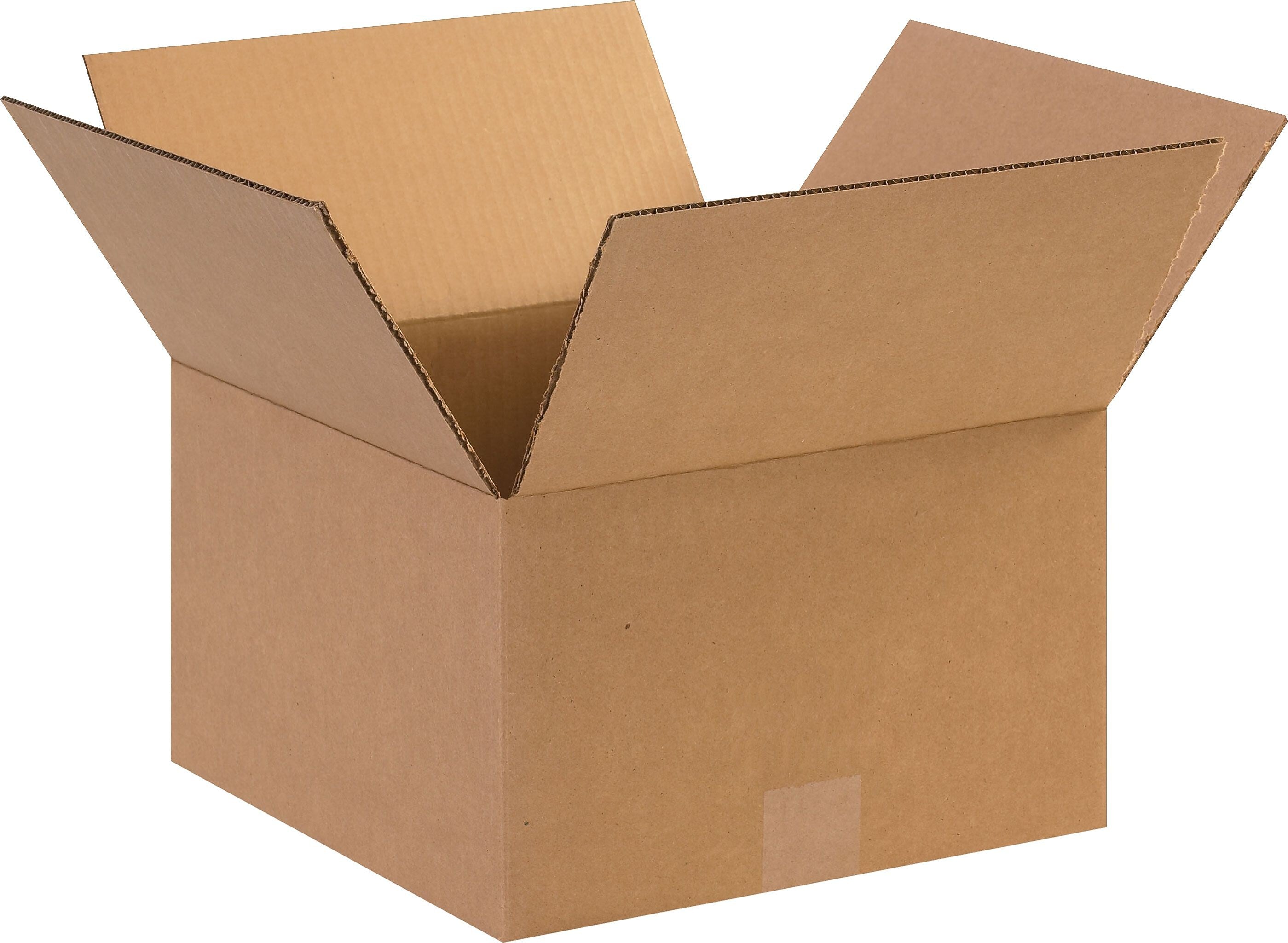 12" x 12" x 7" Shipping Boxes, 32 ECT Brown, 25/Bundle (12127)