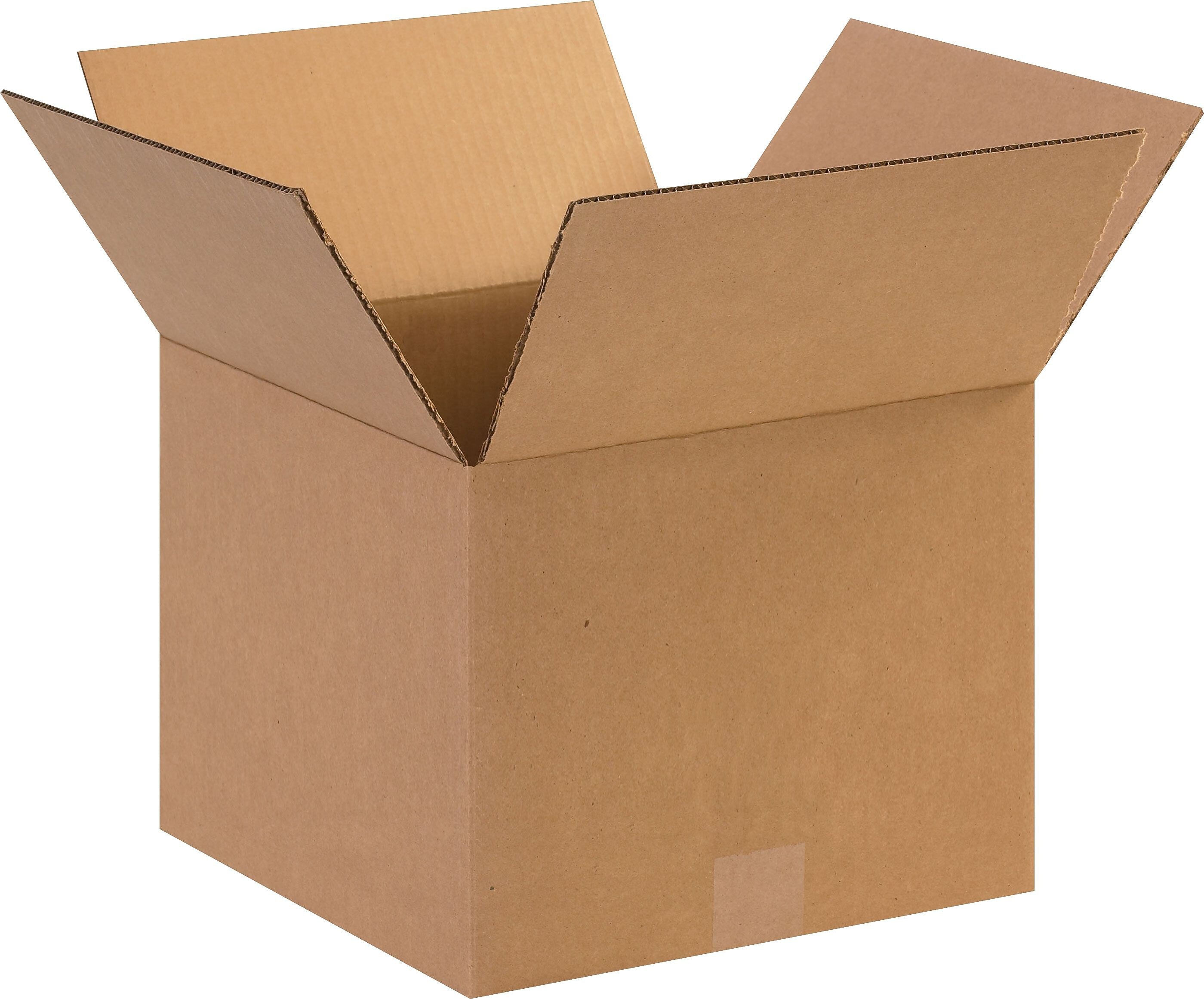 12" x 12" x 9" Corrugated Kraft Boxes, 25/Bundle (BS121209X)