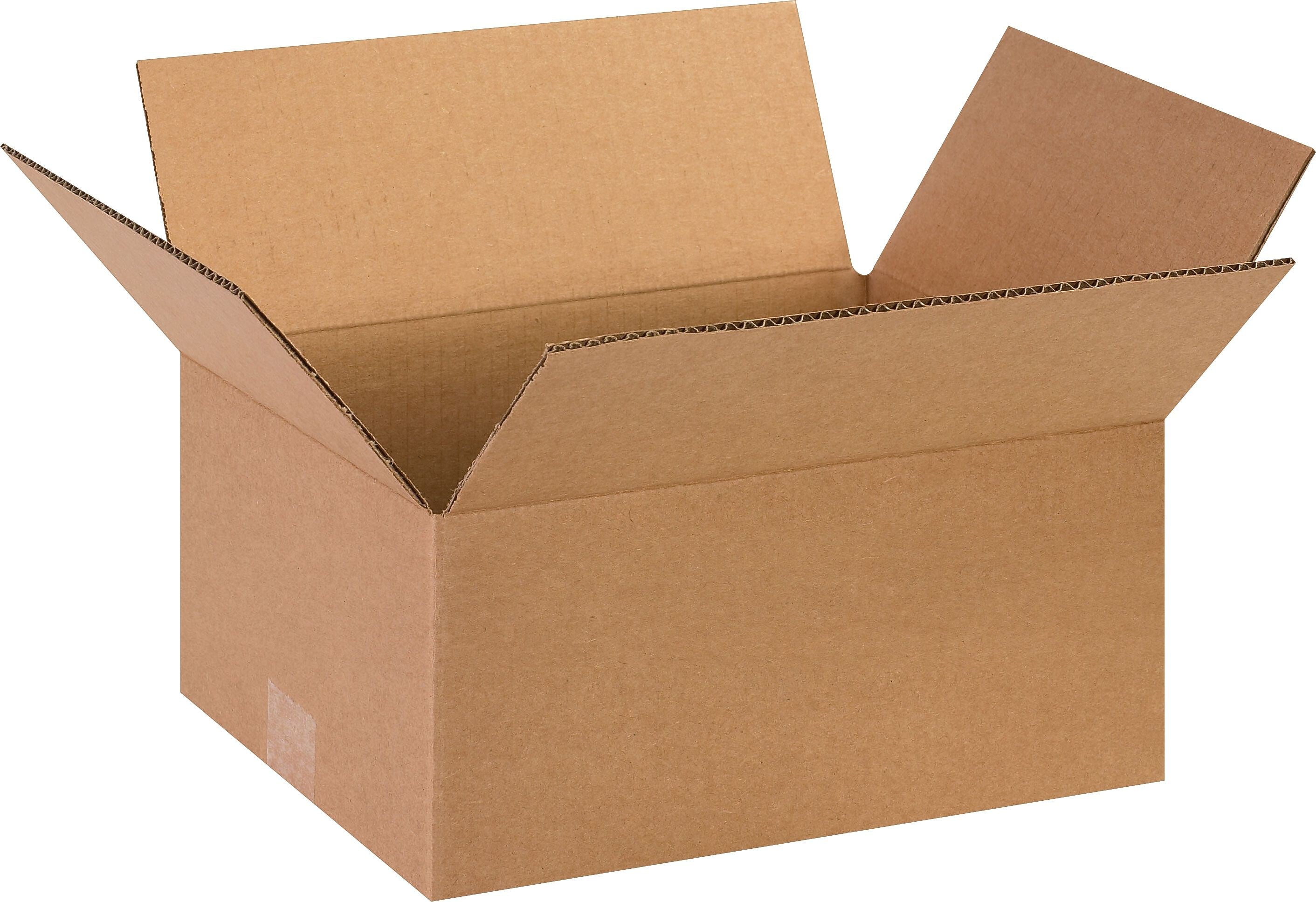 13" x 10" x 6" Shipping Boxes, 32 ECT, Brown, 25/Bundle (BS131006)
