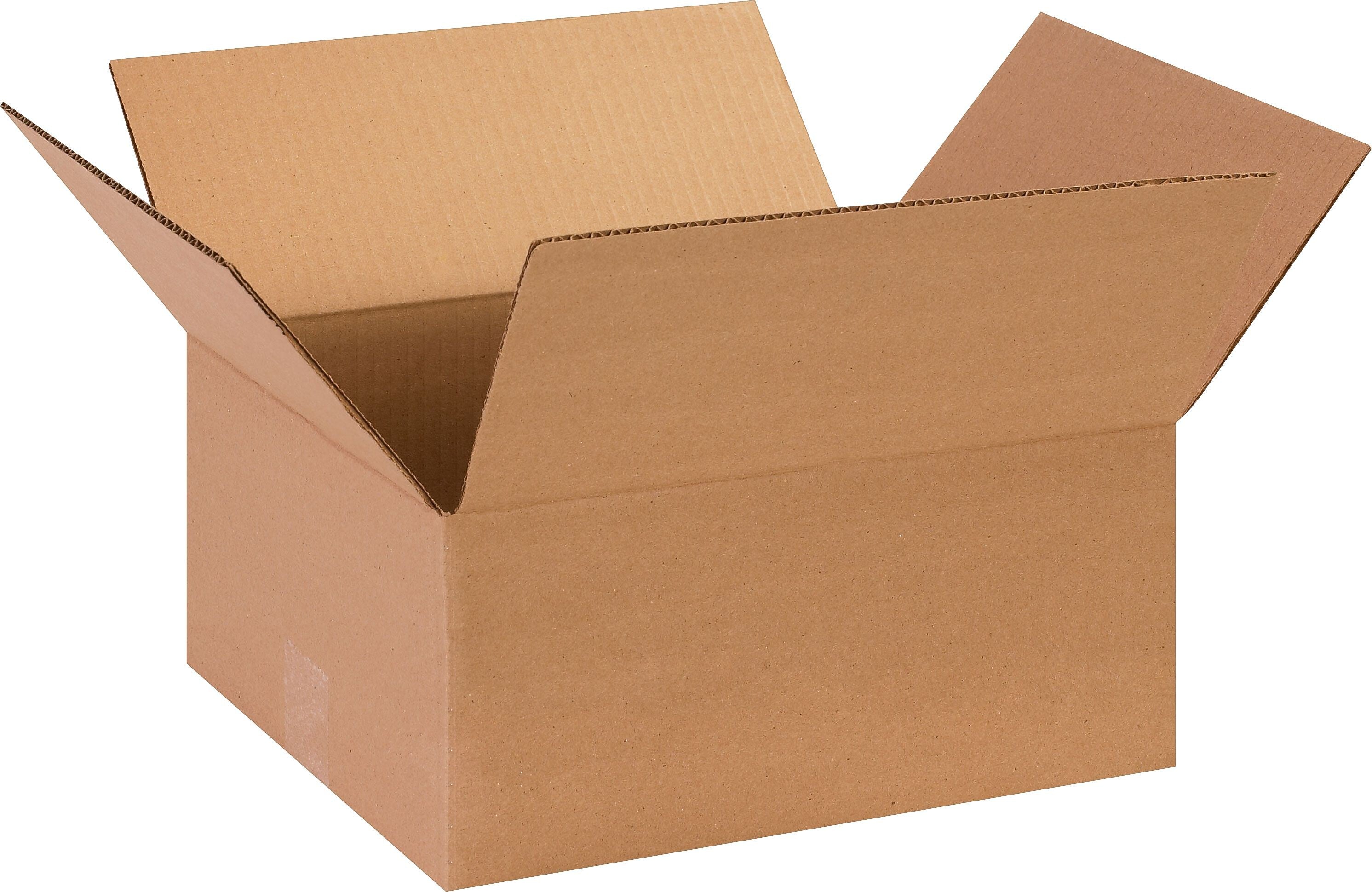 13" x 11" x 6" Shipping Boxes, 32 ECT, Brown, 25/Bundle (13116)