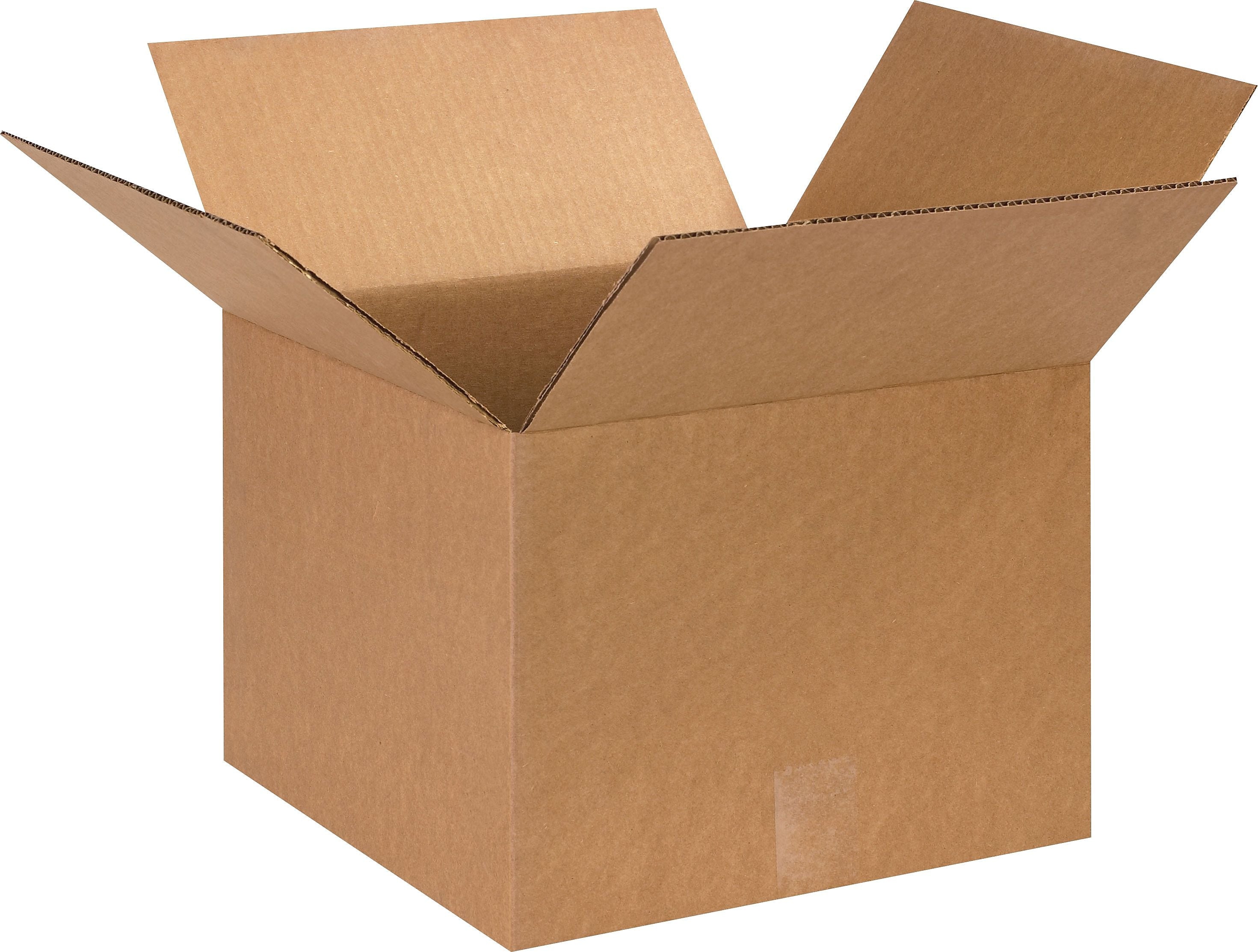 13" x 13" x 10" Shipping Boxes, 32 ECT Brown, 25/Bundle (131310)