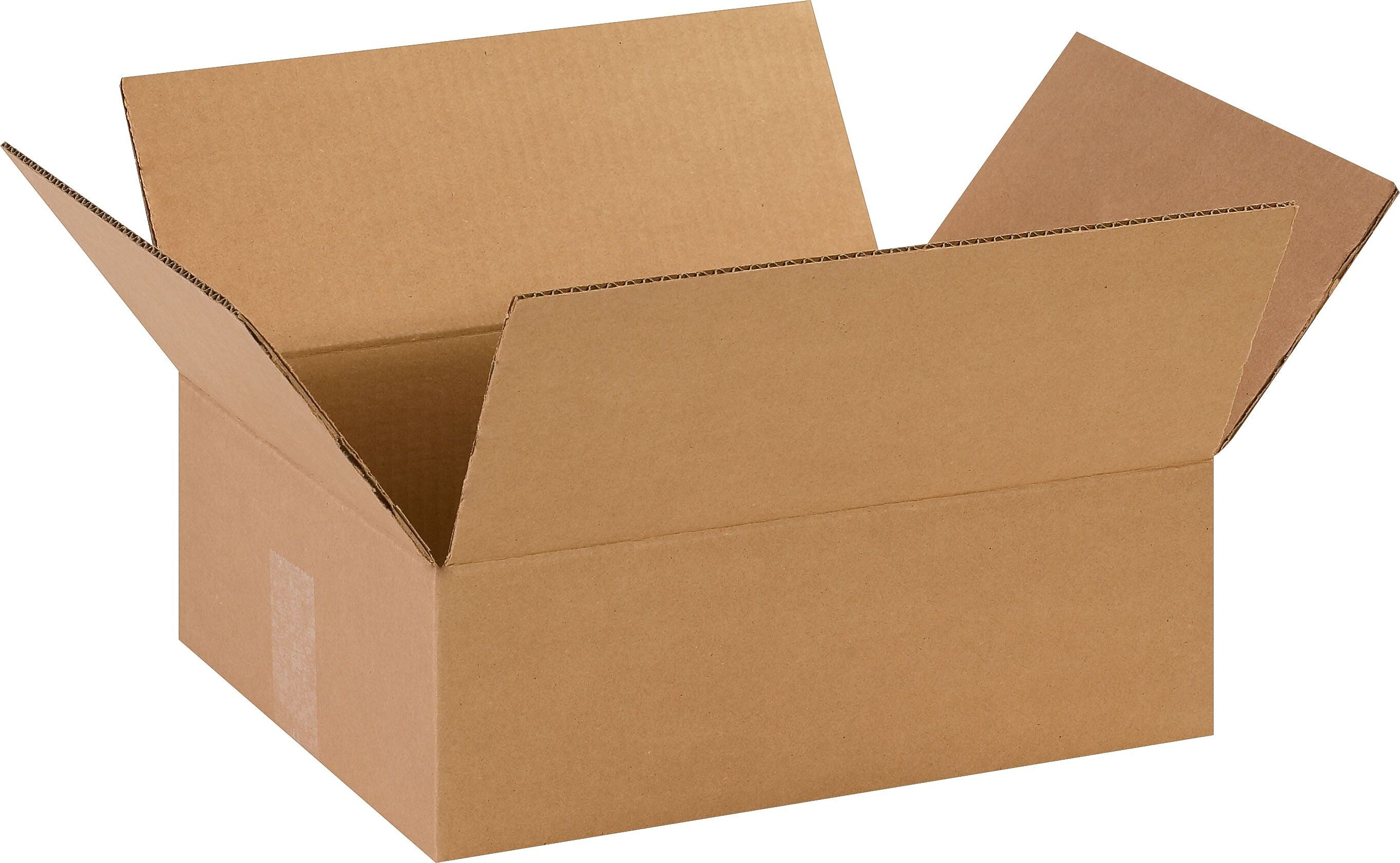 SI Products 14" x 11" x 4.5" Shipping Boxes, 32 ECT, Kraft, 25/Bundle (BS141104)