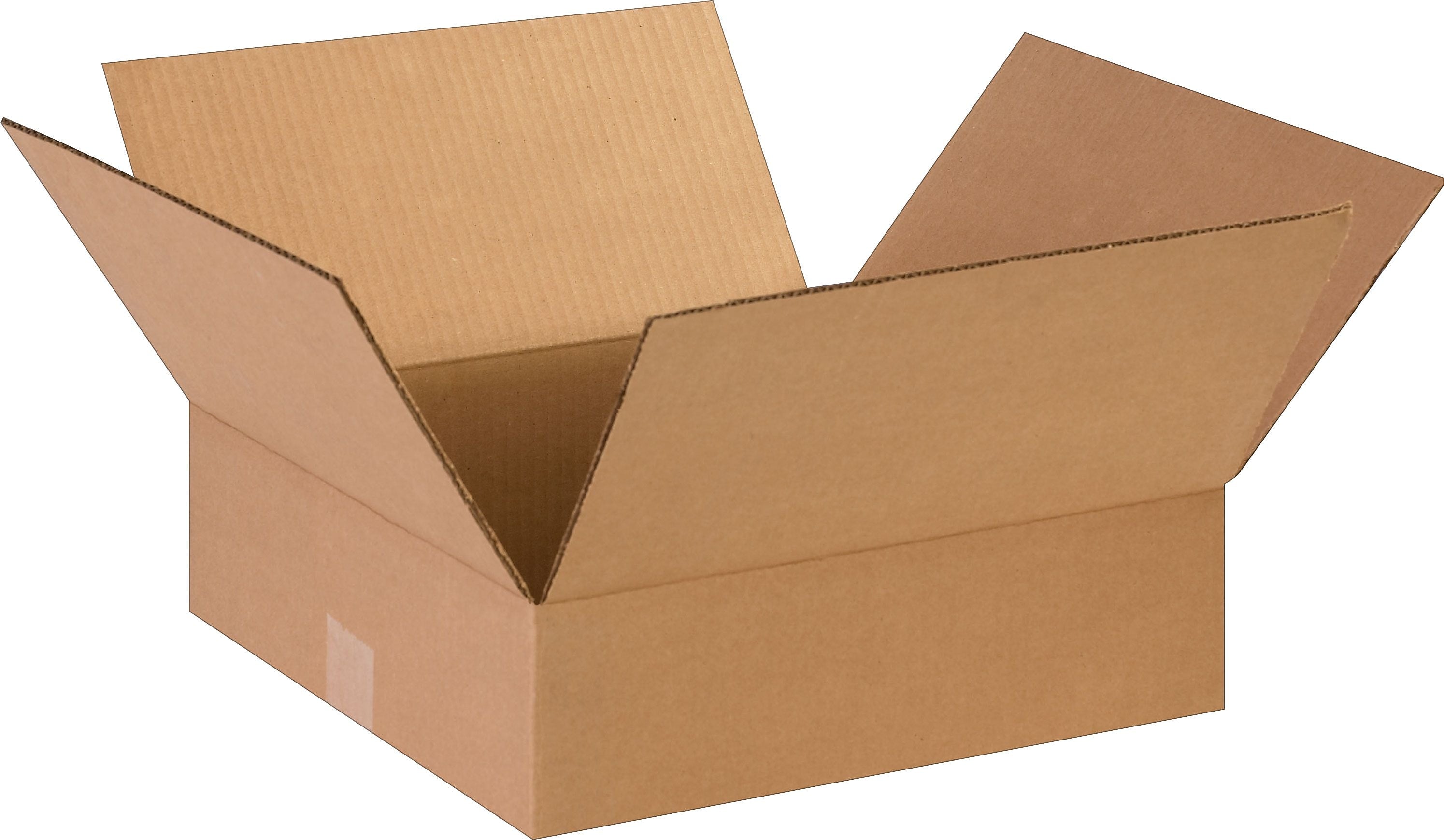 14" x 14" x 4" Shipping Boxes, 32 ECT, Kraft, 25/Bundle (BS141404)