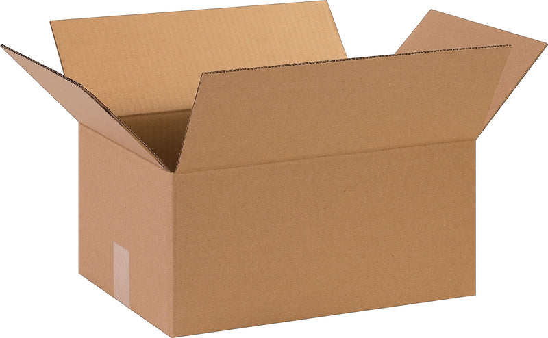 15" x 11" x 7" Shipping Boxes, 32 ECT, Brown, 25/Bundle (15117)