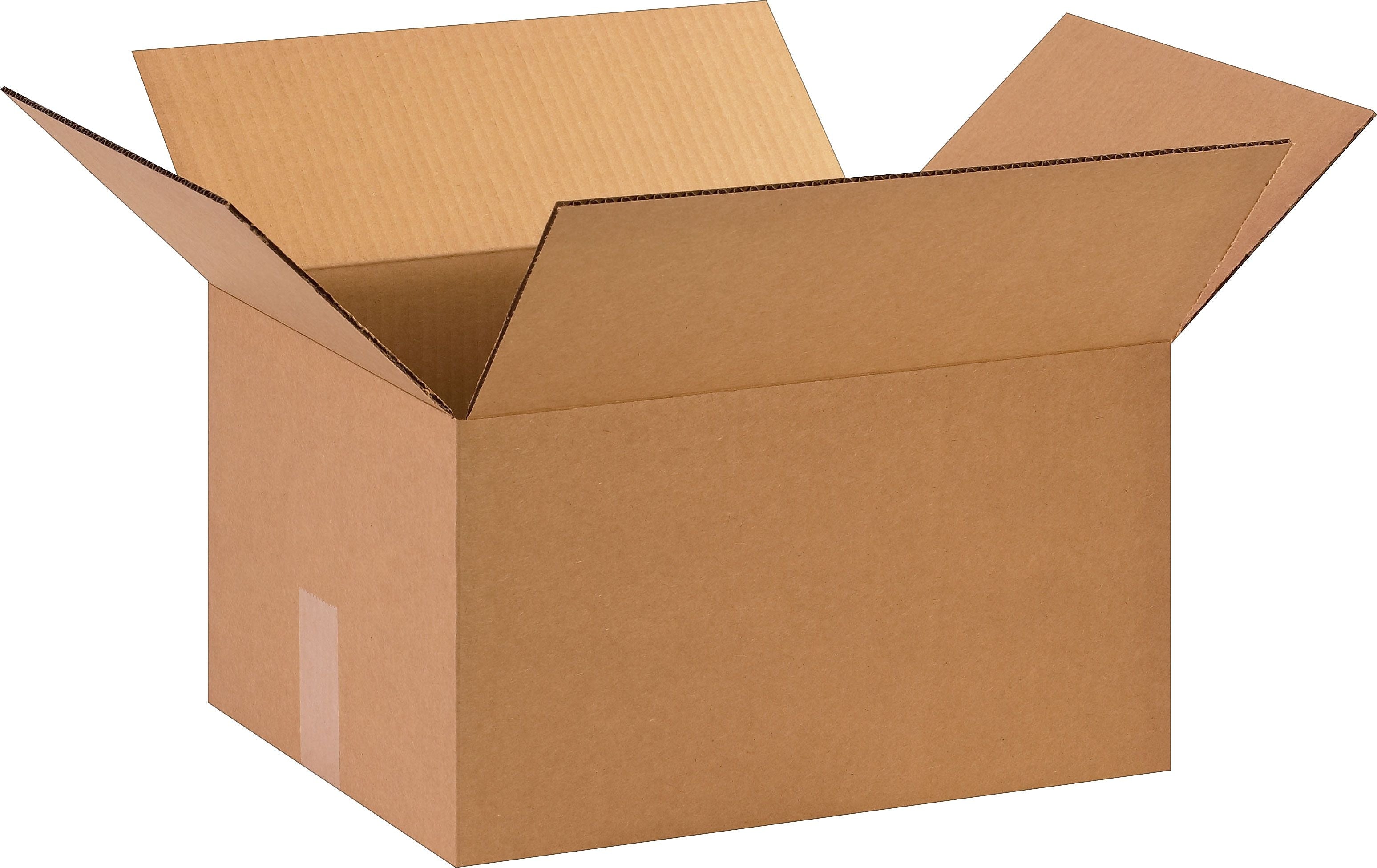 15" x 12" x 8" Shipping Boxes, 32 ECT, Kraft, 25/Bundle (BS151208)
