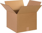 SI Products 15" x 15" x 12" Shipping Boxes, 32 ECT, Brown, 25/Bundle (151512)