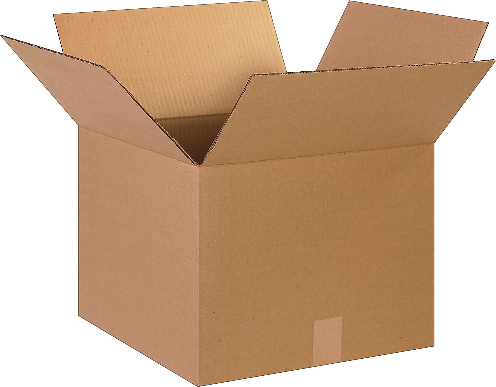 SI Products 15" x 15" x 12" Shipping Boxes, 32 ECT, Brown, 25/Bundle (151512)
