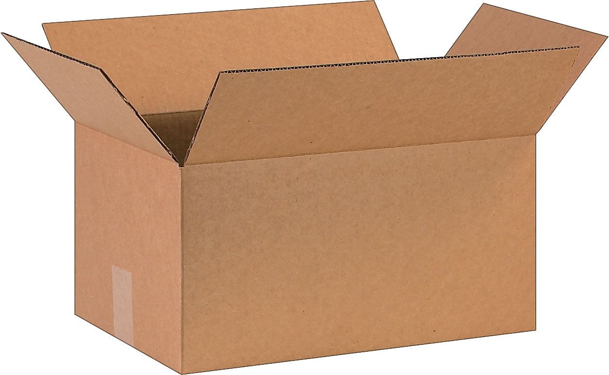 16" x 10" x 8" Shipping Boxes, 32 ECT, Brown, 25/Bundle (16108)