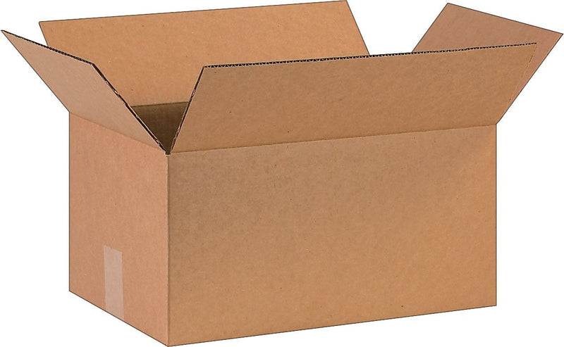 16" x 10" x 8" Shipping Boxes, 32 ECT, Brown, 25/Bundle (16108)