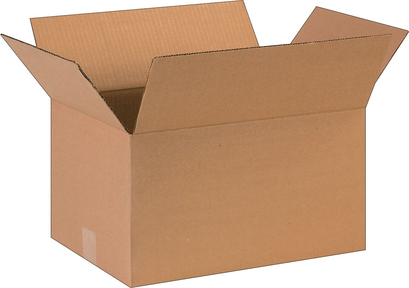 16" x 11" x 9" Shipping Boxes, 32 ECT, Brown, 25/Bundle (16119)